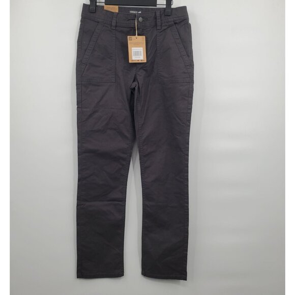 Toad & Co Earthworks Straight Leg Pant Women Size 6 NWT High Waisted Soot - Picture 3 of 16